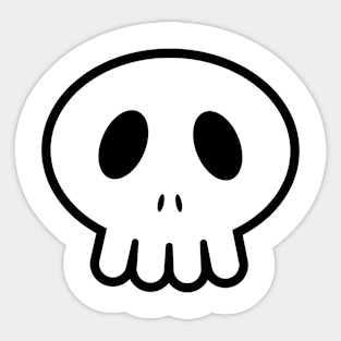 Halloween skull 2 Sticker